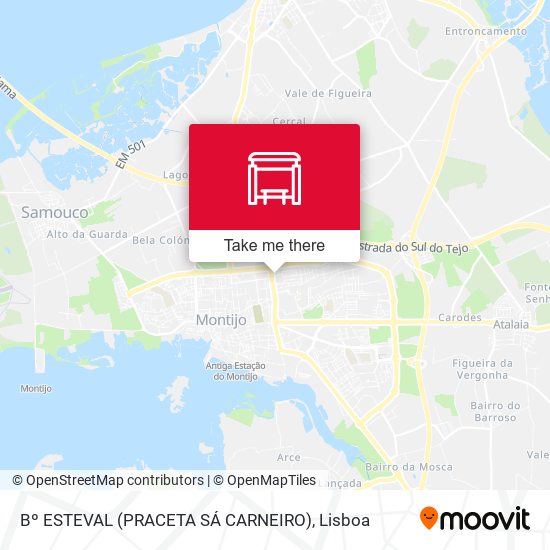 Bº ESTEVAL (PRACETA SÁ CARNEIRO) mapa