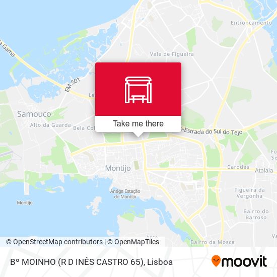 Bº MOINHO (R D INÊS CASTRO 65) map