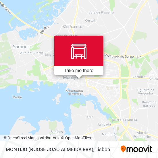 MONTIJO (R JOSÉ JOAQ ALMEIDA 88A) map