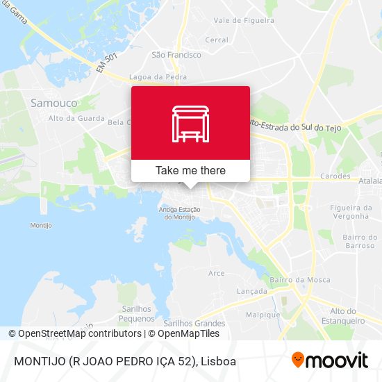 MONTIJO (R JOAO PEDRO IÇA 52) map