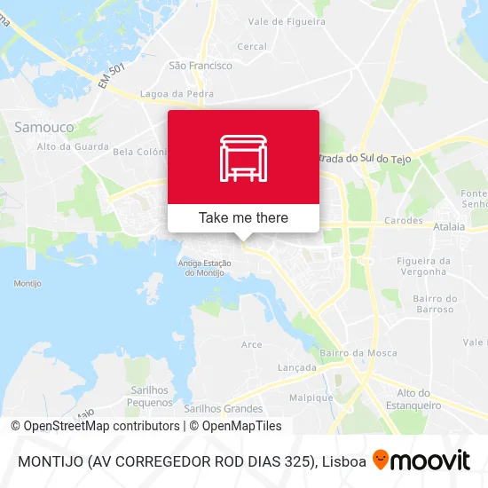 MONTIJO (AV CORREGEDOR ROD DIAS 325) map