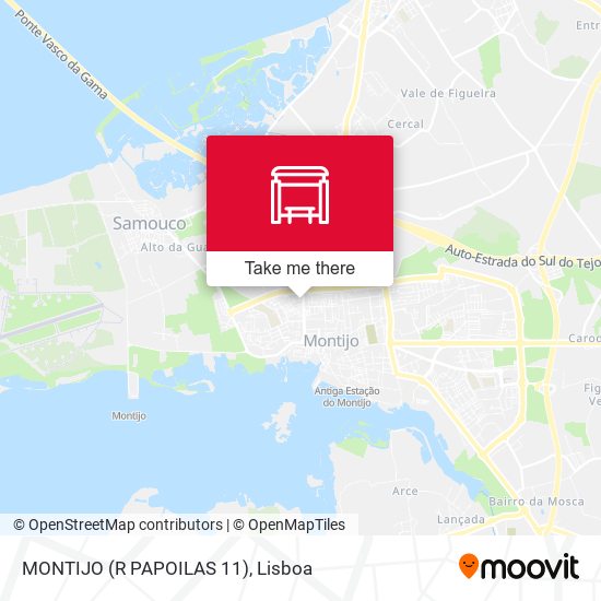 MONTIJO (R PAPOILAS 11) mapa
