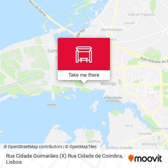 Rua Cidade Guimarães (X) Rua Cidade de Coimbra map