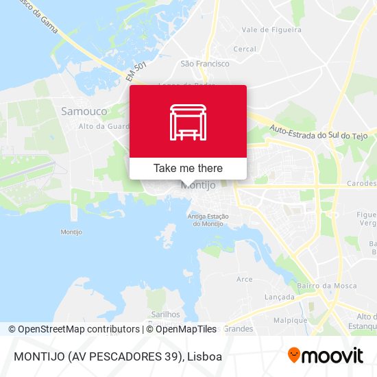 MONTIJO (AV PESCADORES 39) mapa