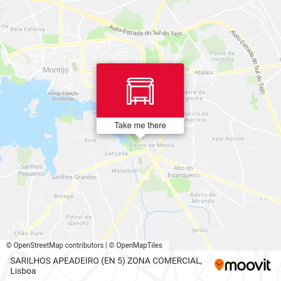SARILHOS APEADEIRO (EN 5) ZONA COMERCIAL map