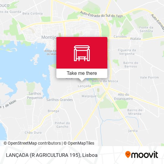 LANÇADA (R AGRICULTURA 195) mapa