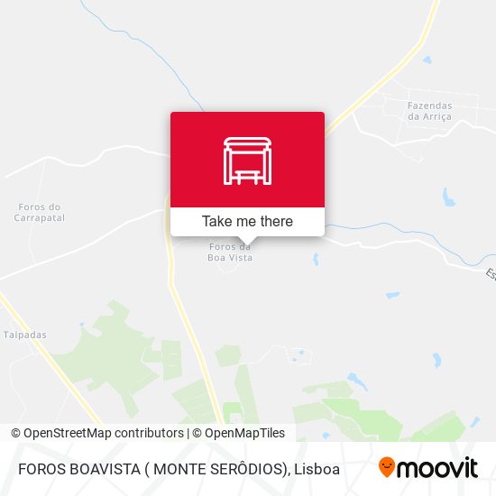 FOROS BOAVISTA ( MONTE SERÔDIOS) map
