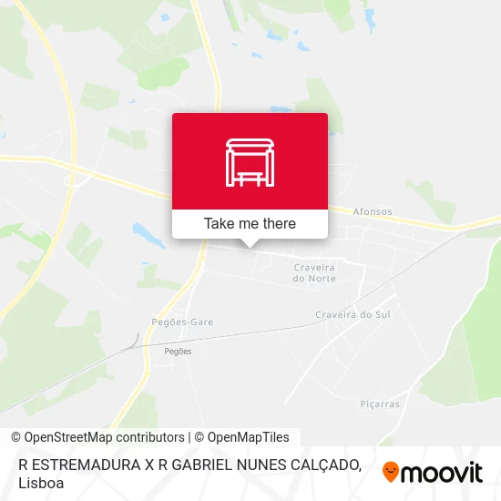 R ESTREMADURA X R GABRIEL NUNES CALÇADO map