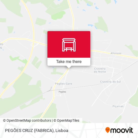 PEGÕES CRUZ (FABRICA) map