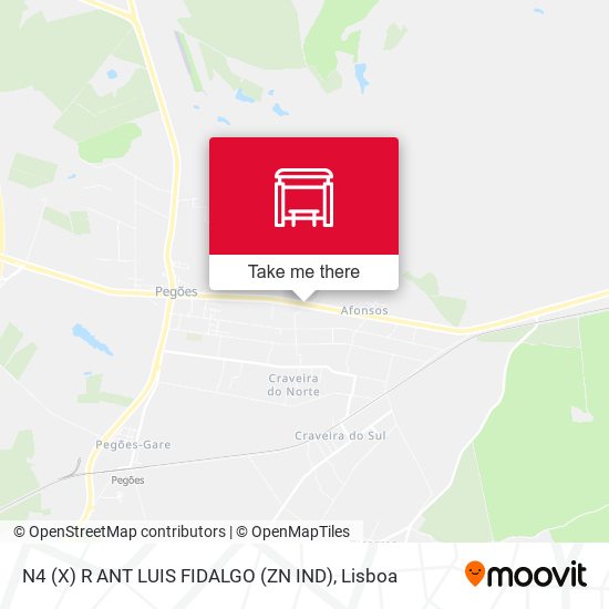 N4 (X) R ANT LUIS FIDALGO (ZN IND) mapa
