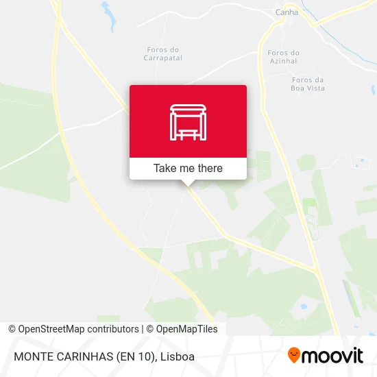 MONTE CARINHAS (EN 10) map