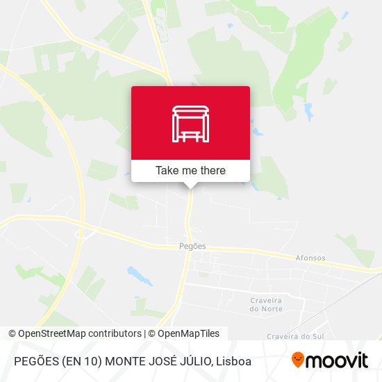 PEGÕES (EN 10) MONTE JOSÉ JÚLIO map