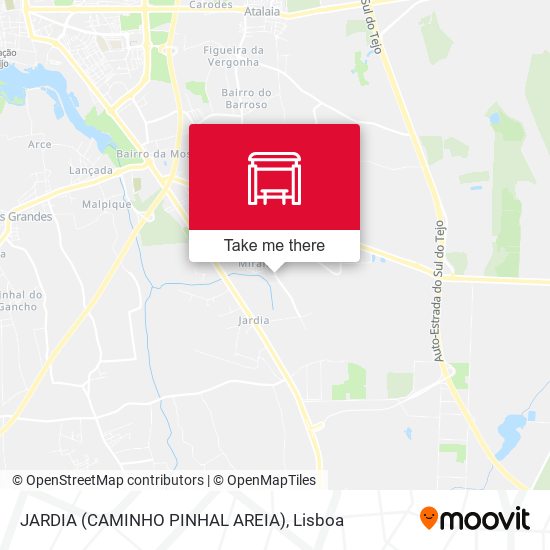 JARDIA (CAMINHO PINHAL AREIA) map