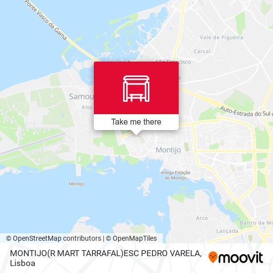 MONTIJO(R MART TARRAFAL)ESC PEDRO VARELA mapa