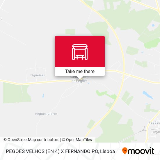 PEGÕES VELHOS (EN 4) X FERNANDO PÓ map