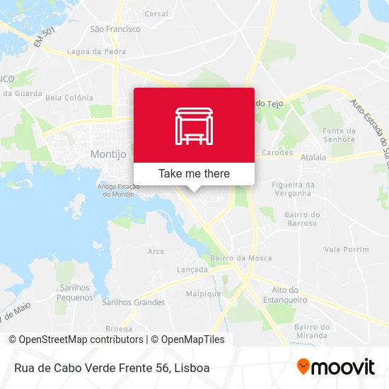 Rua de Cabo Verde Frente 56 map