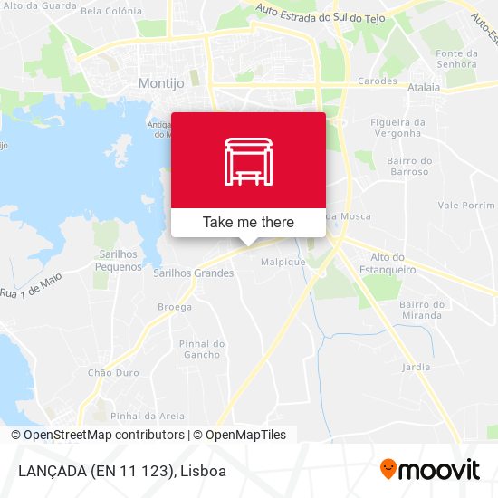 LANÇADA (EN 11 123) mapa