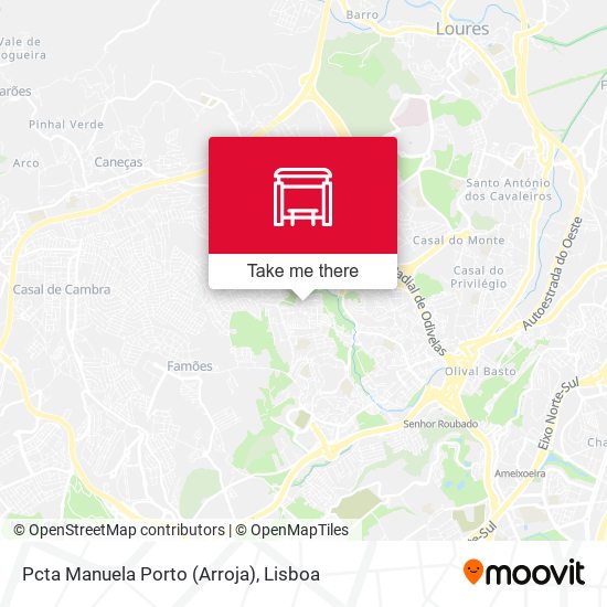 Pcta Manuela Porto (Arroja) map