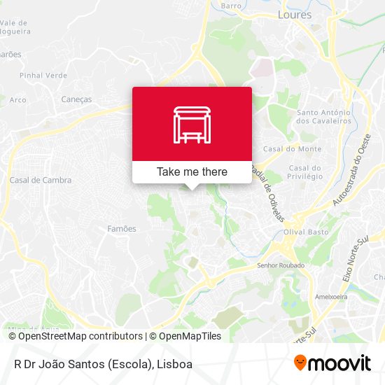 R Dr João Santos (Escola) mapa