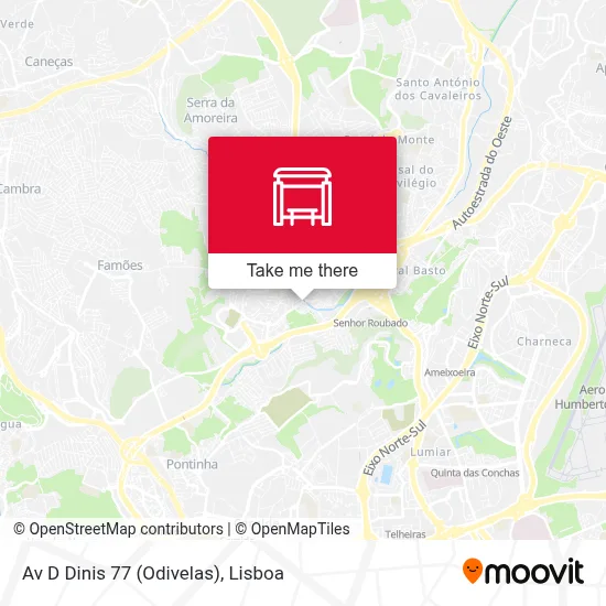 Av D Dinis 77 (Odivelas) map