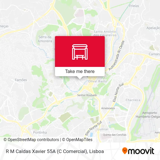R M Caldas Xavier 55A (C Comercial) map