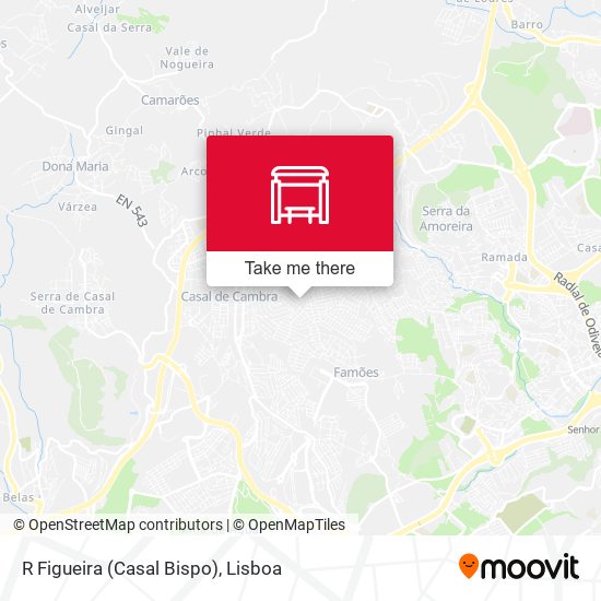 R Figueira (Casal Bispo) mapa