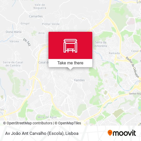 Av João Ant Carvalho (Escola) map