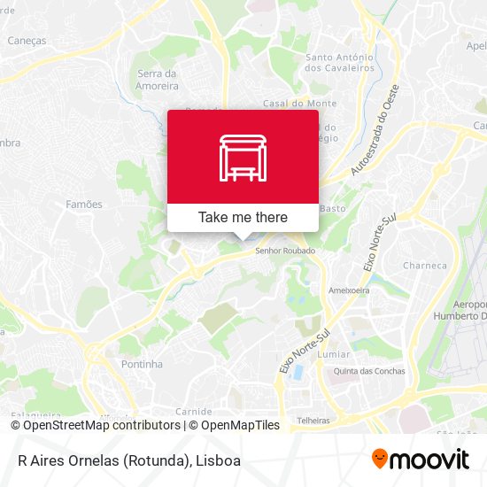 R Aires Ornelas (Rotunda) mapa