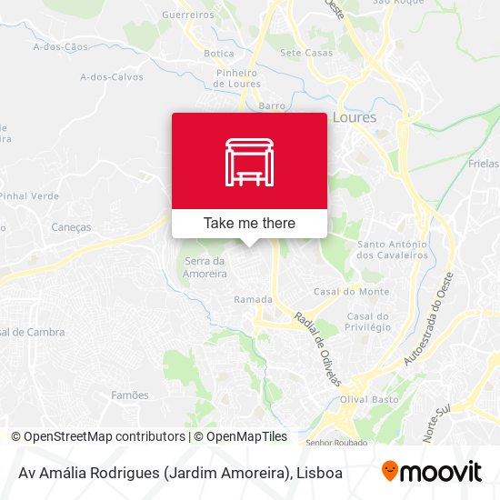 Av Amália Rodrigues (Jardim Amoreira) map