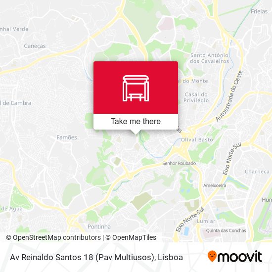 Av Reinaldo Santos 18 (Pav Multiusos) mapa