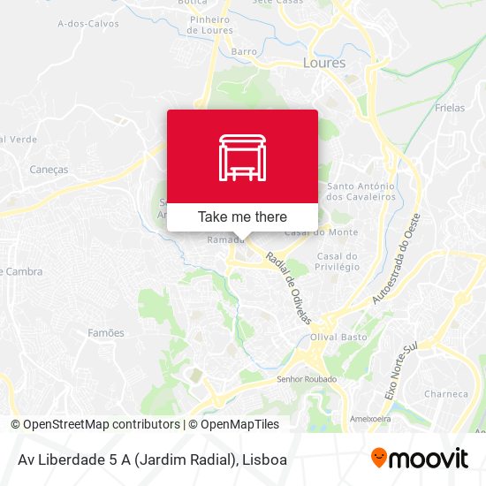 Av Liberdade 5 A (Jardim Radial) map