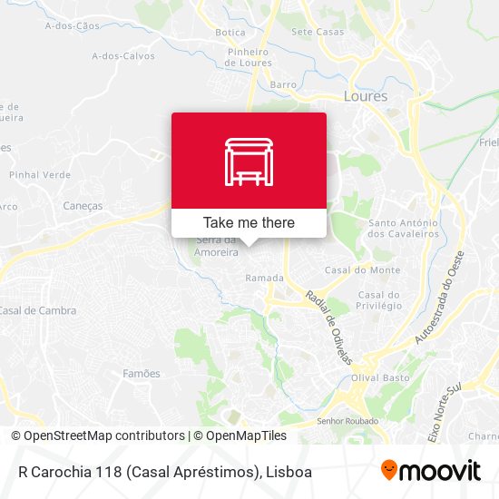 R Carochia 118 (Casal Apréstimos) map