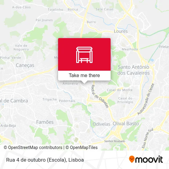 Rua 4 de outubro (Escola) map
