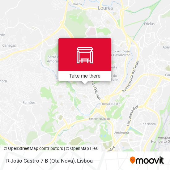 R João Castro 7 B (Qta Nova) map