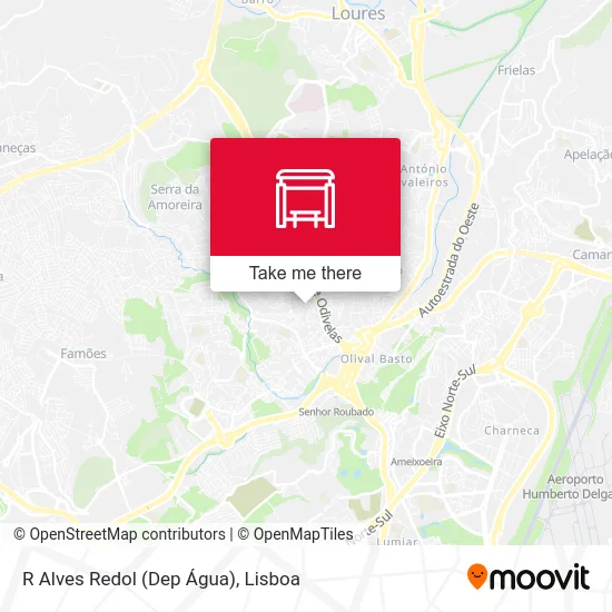 R Alves Redol (Dep Água) map