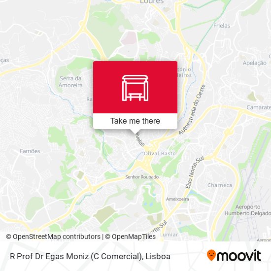 R Prof Dr Egas Moniz (C Comercial) mapa