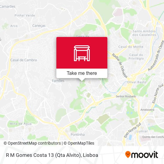 R M Gomes Costa 13 (Qta Alvito) map