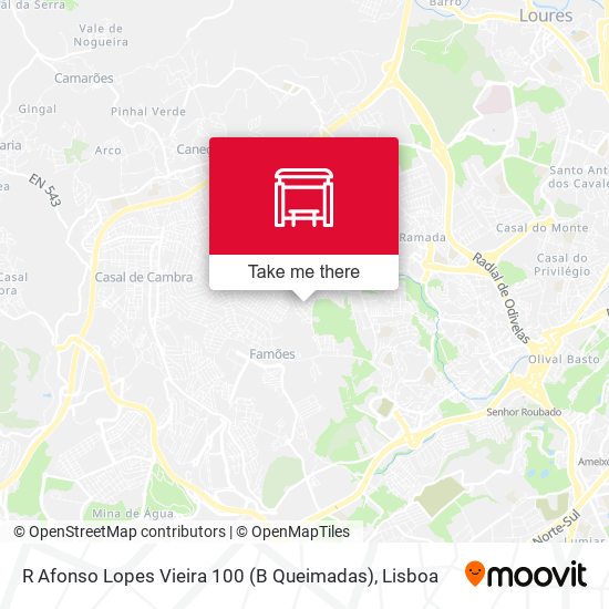 R Afonso Lopes Vieira 100 (B Queimadas) mapa