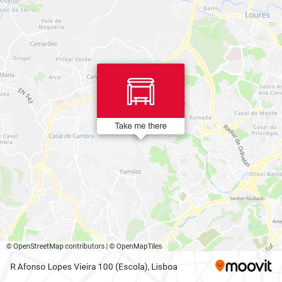 R Afonso Lopes Vieira 100 (Escola) map