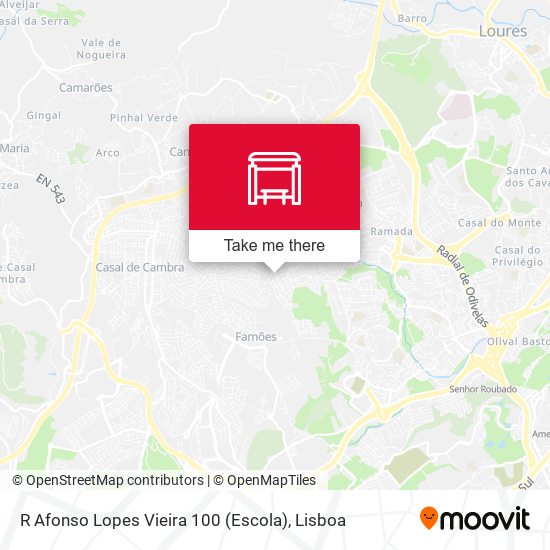 R Afonso Lopes Vieira 100 (Escola) map