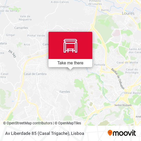 Av Liberdade 85 (Casal Trigache) map