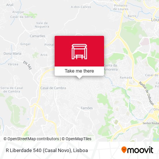R Liberdade 540 (Casal Novo) map