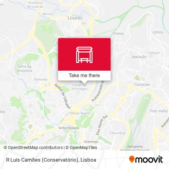 R Luís Camões (Conservatório) map