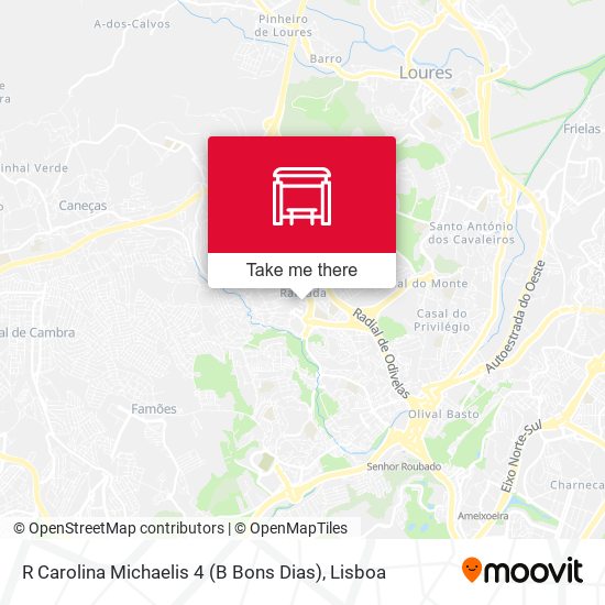 R Carolina Michaelis 4 (B Bons Dias) mapa