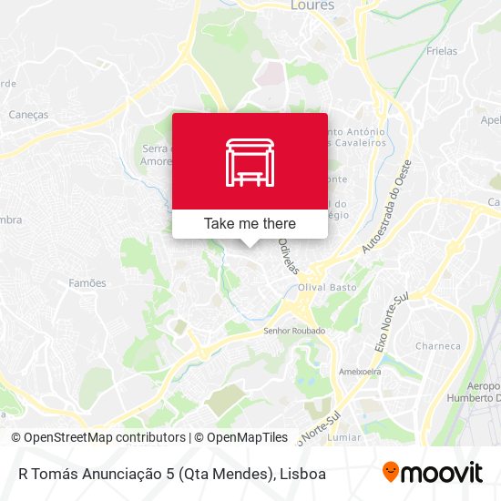 R Tomás Anunciação 5 (Qta Mendes) map