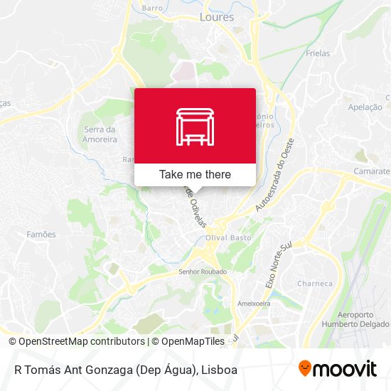 R Tomás Ant Gonzaga (Dep Água) map
