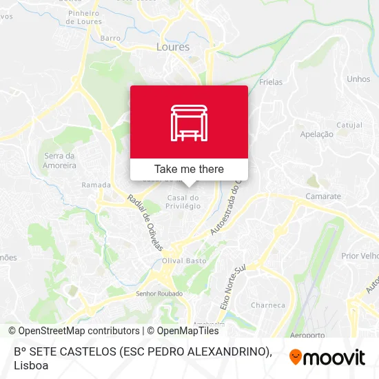 Bº SETE CASTELOS (ESC PEDRO ALEXANDRINO) map