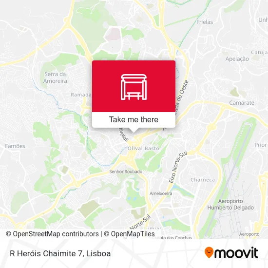 R Heróis Chaimite 7 map