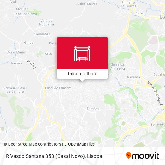 R Vasco Santana 850 (Casal Novo) map