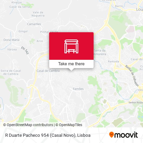 R Duarte Pacheco 954 (Casal Novo) map